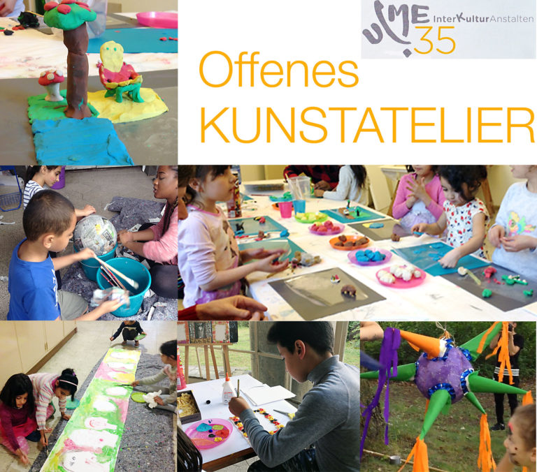 Kunstworkshop für Kinder und Jugendliche von ca. 8 bis 14 Jahren und deren Familien
