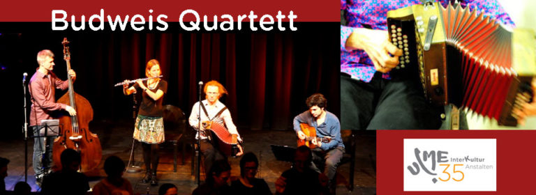 Livekonzert: „Budweis Quartett“ folkig, jazzig, groovig – richtig gute Musik