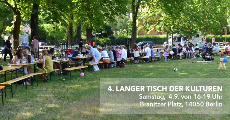 4. Langer Tisch der Kulturen auf dem Branitzer Platz