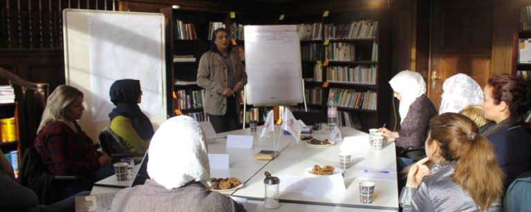 Storytelling-Workshop mit Mareike Hein, Radwan Alsulaiman, Mohammad Mallak