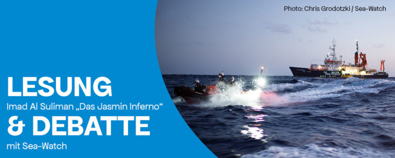 Lesung und Debatte: Das Sterben im Mittelmeer – Wie erleben das Flüchtende und Helfende?