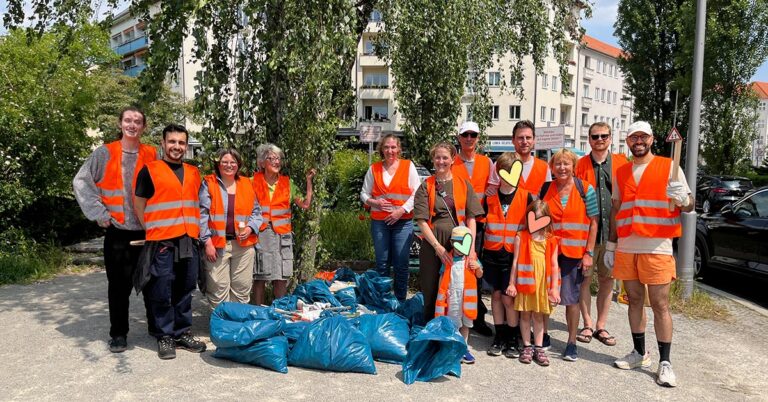 »Wir räumen Westend auf – Teil 3« – Müllsammelaktion