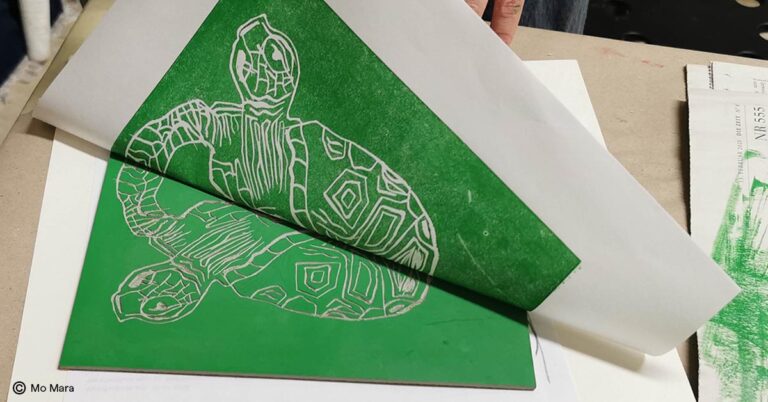 »Wir drucken ein Leporello!« – Sommerprogramm der Druckwerkstatt